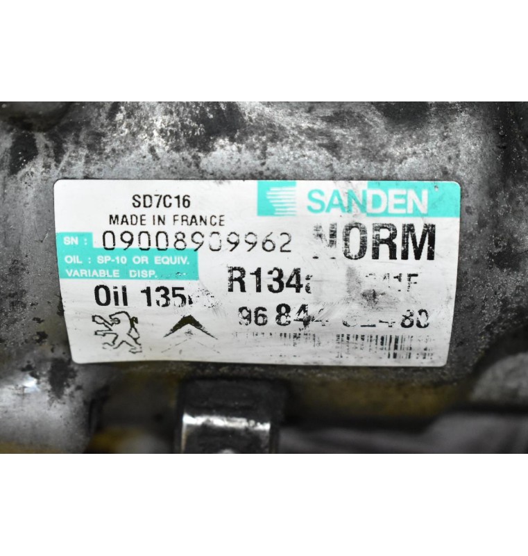 Κομπρεσέρ Aircondition A/C Citroen C4 / Peugeot 308 1.6 HDI 9HR 9H05 HDI 2011-2015 9684432480