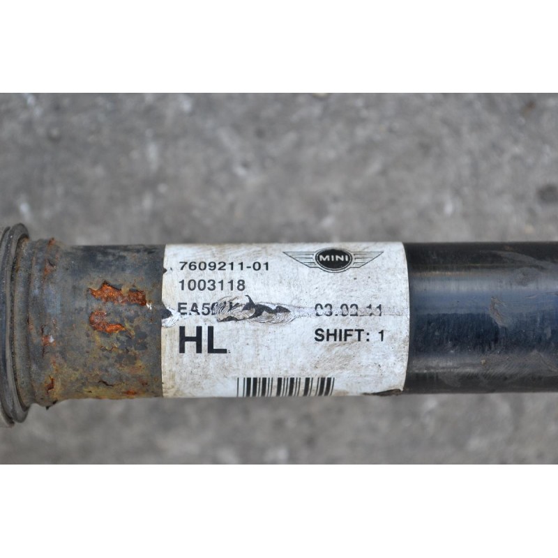 Ημιαξονιο Αριστερο Mini Cooper 1.6 Ν16Β16 2008-2014 R56 7609211-01