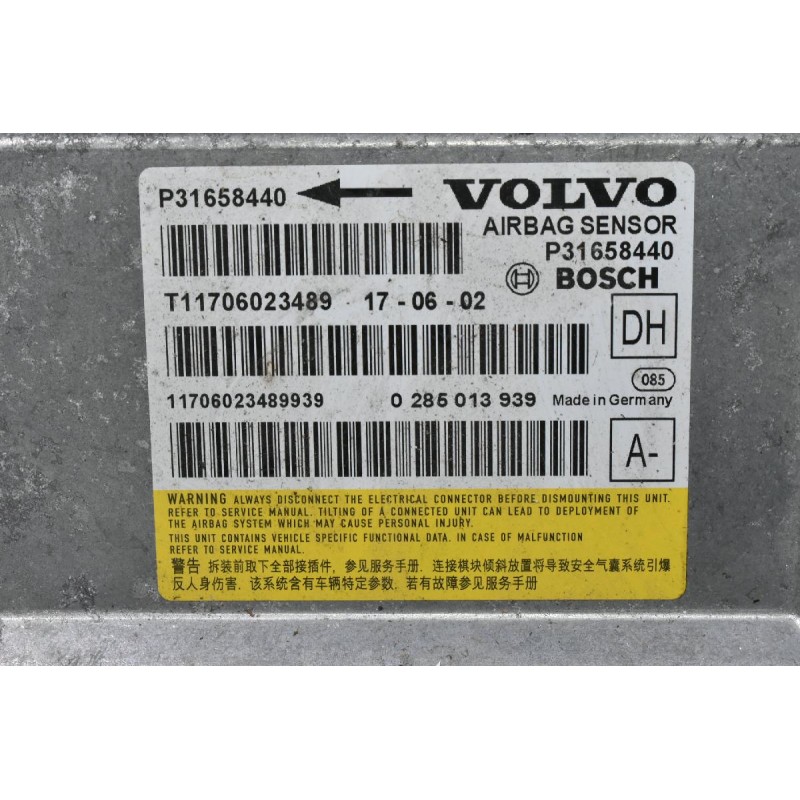 Εγκέφαλος / Πλακέτα Αερόσακων Volvo XC60 2010-2020 P31658440 0285013939