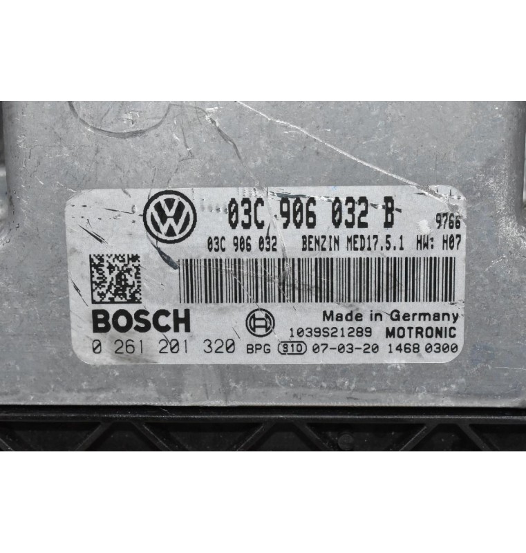 Εγκέφαλος Κινητήρα Volkswagen Golf 1.4 TSI 2006-2012 03C906032B 0261201320 1039S21289 3C906032