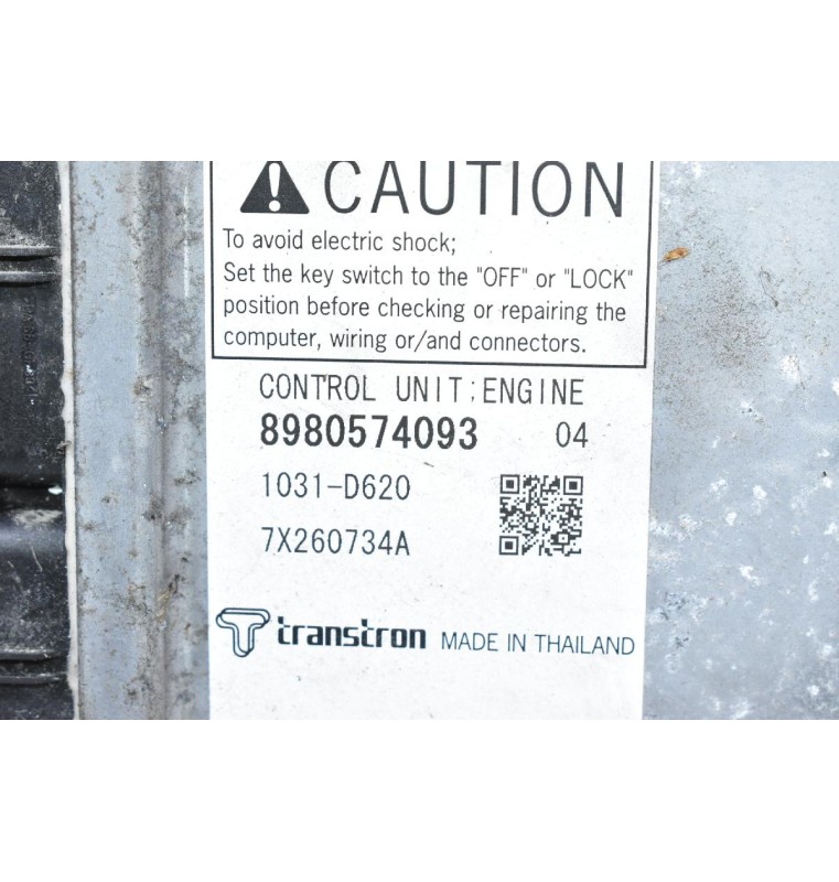 Εγκέφαλος Isuzu D-Max 2.5 4JK1 2007-2013 8980574093 1031-D620