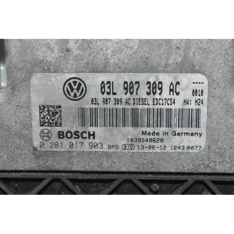 Εγκέφαλος Volkswagen Amarok 2010-2020 03L907309AC 0281017903 1039S48628