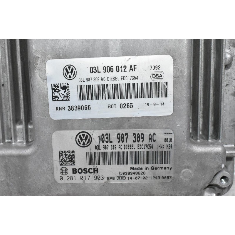 Εγκέφαλος Volkswagen Amarok 2010-2020 (CNE CSH) 03L907309AC 03L906012AF 0281017903 1039S48628