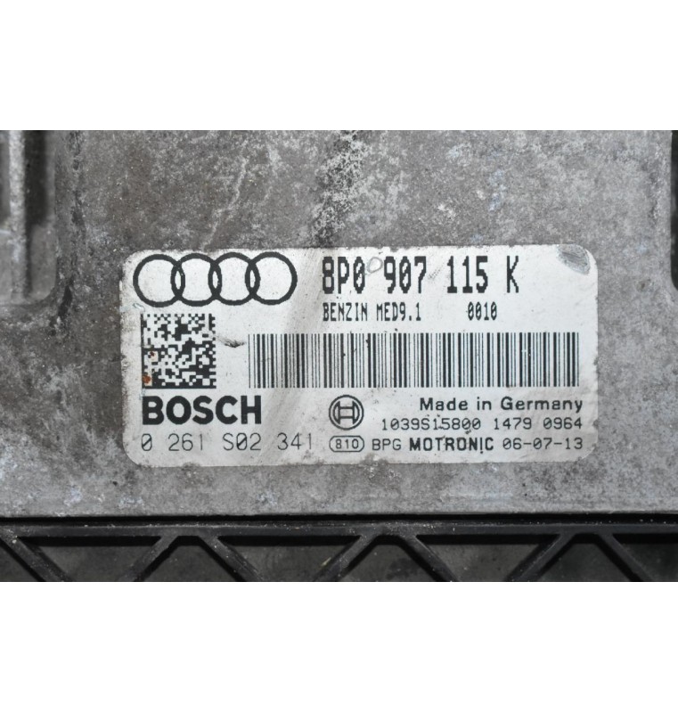 Εγκέφαλος Audi A3 8P 2.0 TFSI BOSCH 8P0907115K 0261S02341 1039S15800