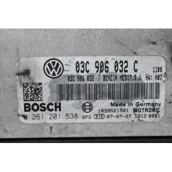 Εγκέφαλος Κινητήρα Volkswagen Golf 1.4 TSI 2006-2012 03C906032C 0261201538 17.5.1 1039S21501