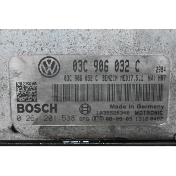 Εγκέφαλος Κινητήρα Volkswagen Golf 1.4 TSI 2006-2012 03C906032C 0261201538 17.5.1 1039S28346