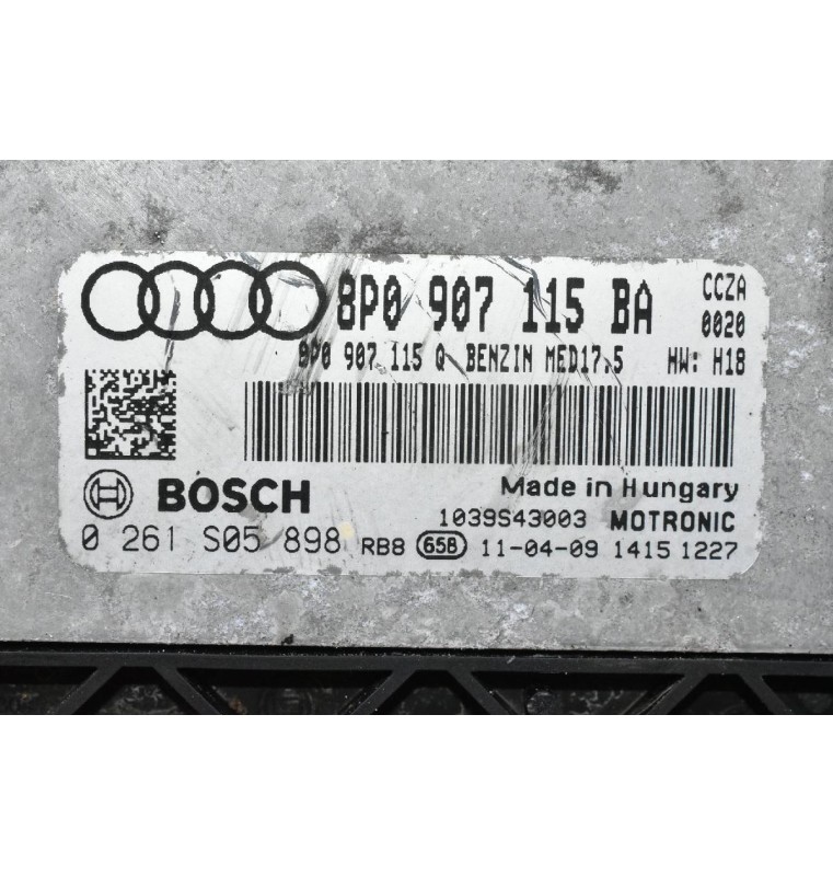 Εγκέφαλος Audi A3 8P 2.0 TFSI BOSCH 8P0907115BA 8P0907115Q 0261S05898 1039S43003