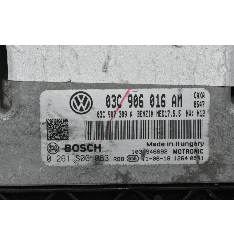 Εγκέφαλος Volkswagen Golf 1.4 TSI 2005-2013 BOSCH 03C906016AM 0261S06083 1039S46692 (Seat Skoda Audi)