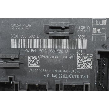 Εγκέφαλος / Πλακέτα Πόρτας Audi A3 / S3 2010-2020 (Γνήσιο) 5Q0959592B (Seat Skoda Volkswagen)