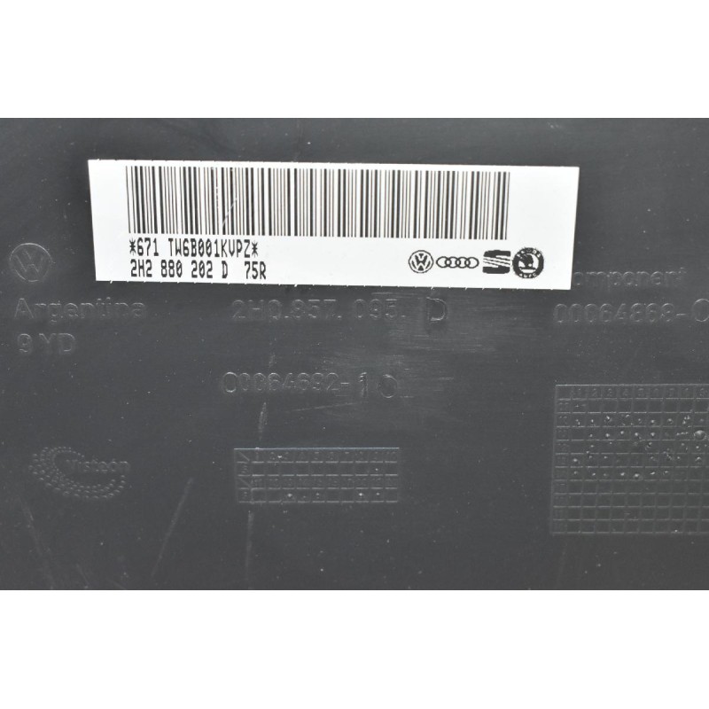 Ντουλαπάκι Ταμπλου Volkswagen Amarok 2010-2018 (Γνήσιο) 2H0857095D 2H2880202D