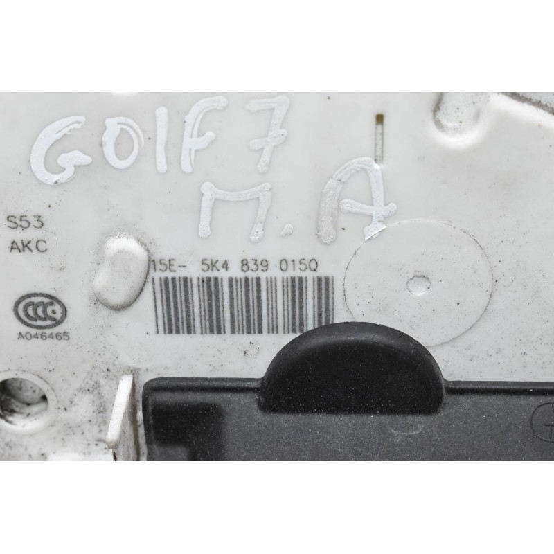 Κλειδαριά Πίσω Αριστερά Volkswagen Golf VII (7) 2012-2017 5K4839015Q (Γνήσια) (Seat Leon) (7 PINS)