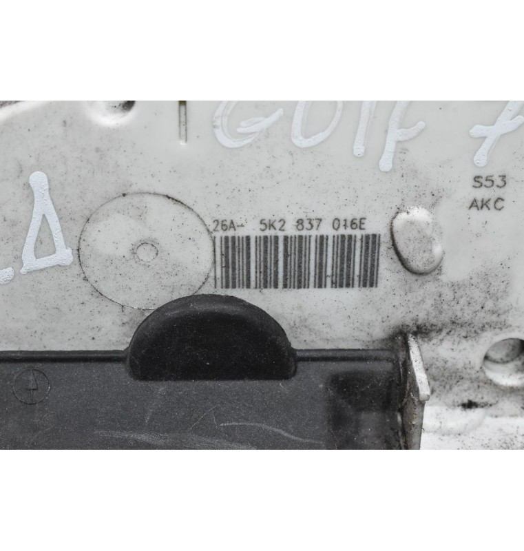 Κλειδαριά Εμπρός Δεξιά Volkswagen Golf VII (7) 2012-2017 5K2837016E (Γνήσια) (Seat Leon) (7 PINS)