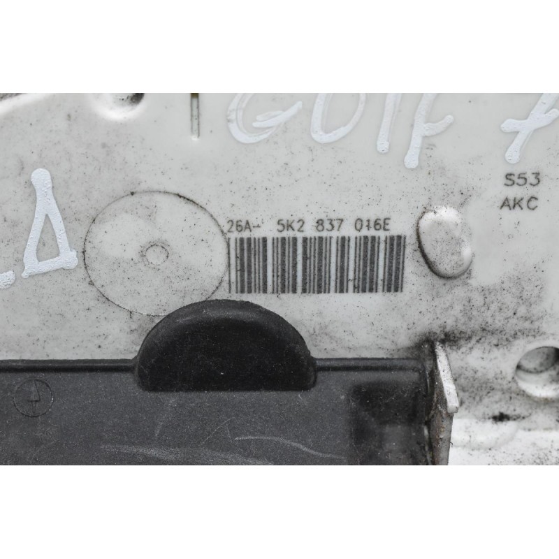 Κλειδαριά Εμπρός Δεξιά Volkswagen Golf VII (7) 2012-2017 5K2837016E (Γνήσια) (Seat Leon) (7 PINS)