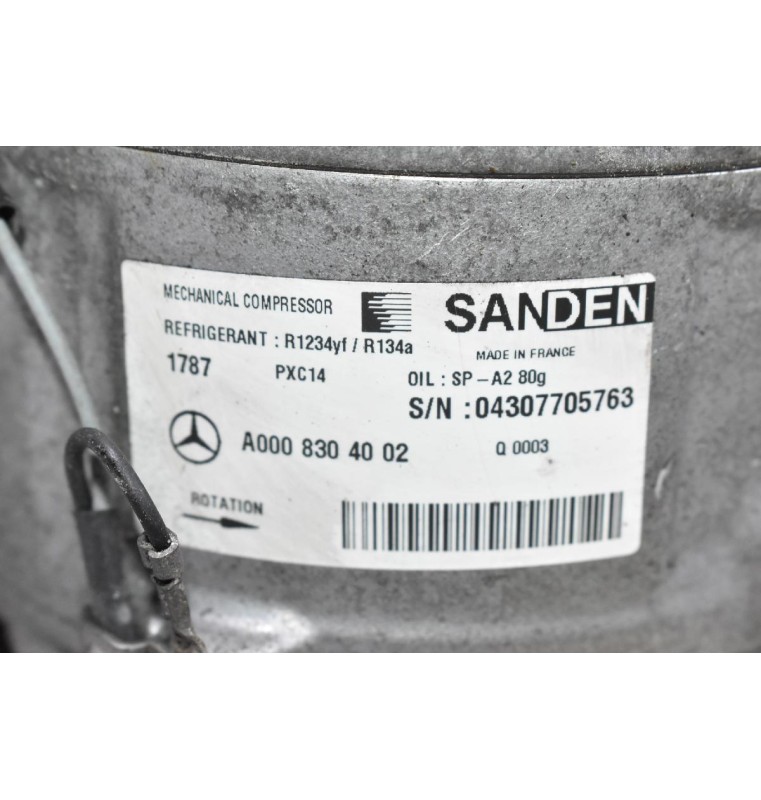 Κομπρεσέρ Aircondition Mercedes-Benz C180 W204 C204 1.6cc 274910 2007-2020 A0008304002 (Γνήσια)