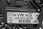 Δυναμό Volkswagen Golf 1.4 TSI CAV BLG BMY CAX 2008-2013 03C903023B 110A (Seat Audi Skoda) (Γνήσιος)