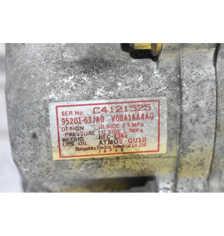 Κομπρεσέρ Aircondition - A/C Κλιματισμός Suzuki Jimny M13A 1998-2005 95201-63JA0 V08A1AA4AG