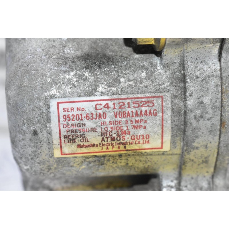 Κομπρεσέρ Aircondition - A/C Κλιματισμός Suzuki Jimny M13A 1998-2005 95201-63JA0 V08A1AA4AG