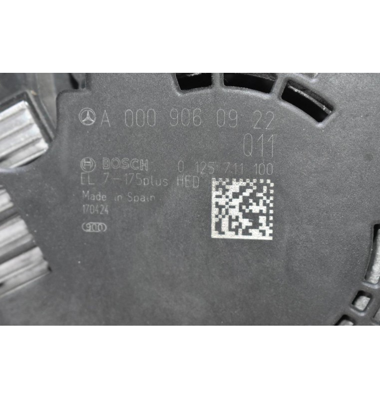Δυναμό Mercedes-Benz C180 W204 W212 W205 C204 1.6cc 274910 2007-2020 A0009060922 0125711100 (Γνήσια)