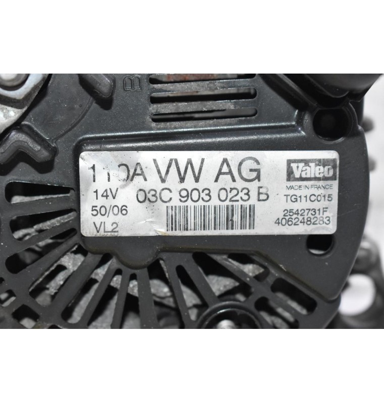 Δυναμός Volkswagen Golf 1.6 BLF BLP BAG 2000-2015 03C903023B 110Α (Γνήσια) (Scoda Octavia - Seat Leon - Ibiza - Cordoba  - Audi A3)