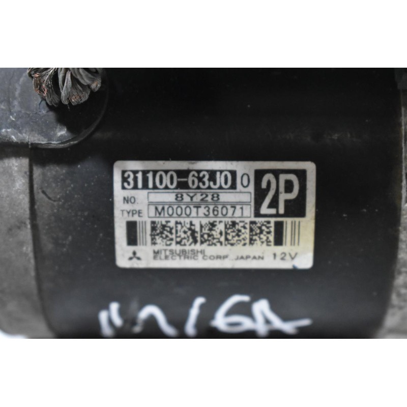 Μίζα Suzuki Swift SX4 Jimny Liana Wagon R+ Ignis 1.6 1.5 1.3 M16A M13A M15A 2006-2014 (Γνήσια) 31100-63J00 M000T36071 (Fiat Sedici Opel Agila)