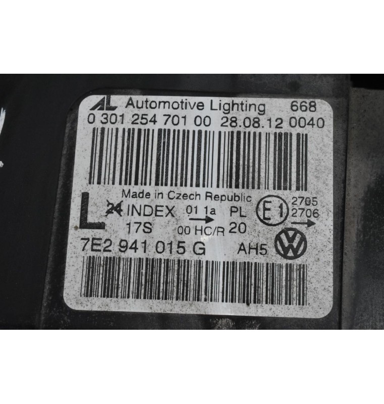 Φανάρι Εμπρός Αριστερό Volkswagen T5 Transporter 2002-2015 7E2941015G (Γνήσιο)