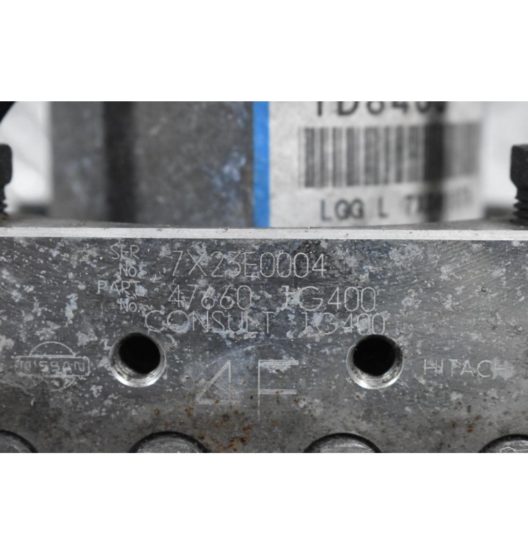 Μονάδα ABS Nissan X-Trail / Juke 2004-2012 47660-JG400 TD8403 7X061575 A98000E89 (Γνήσια)