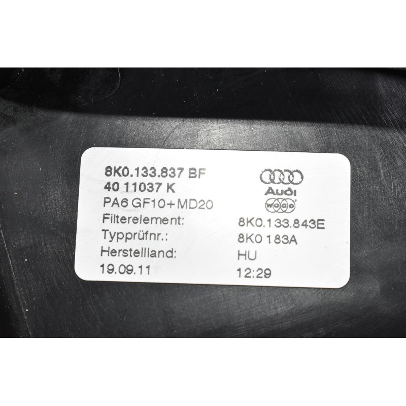 Φιλτροκούτι Audi Q5 A5 A4 2008-2015 8K0133837BF 8K0133843E (Γνήσιο)