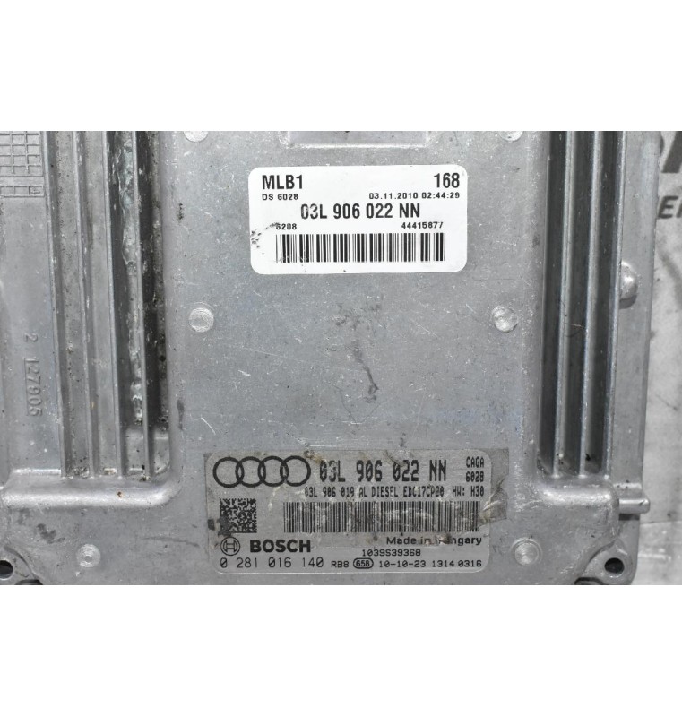 Εγκέφαλος Audi A4 2.0 TDI 2008-2015 03L906022NN 03L906019AL 0281016140 1039S39368 (Γνήσιο)