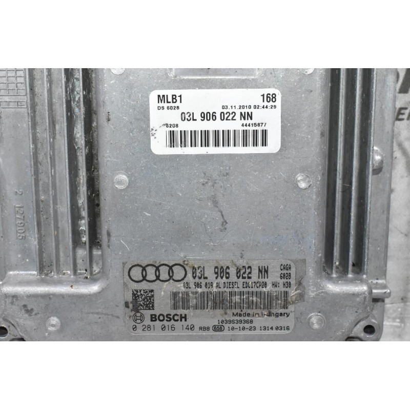 Εγκέφαλος Audi A4 2.0 TDI 2008-2015 03L906022NN 03L906019AL 0281016140 1039S39368 (Γνήσιο)