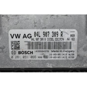Εγκέφαλος Volkswagen Golf 2.0 TDI 2008-2018 04L907309L 0281031066 1039S84578 (Γνήσιο) (Seat Audi Skoda)