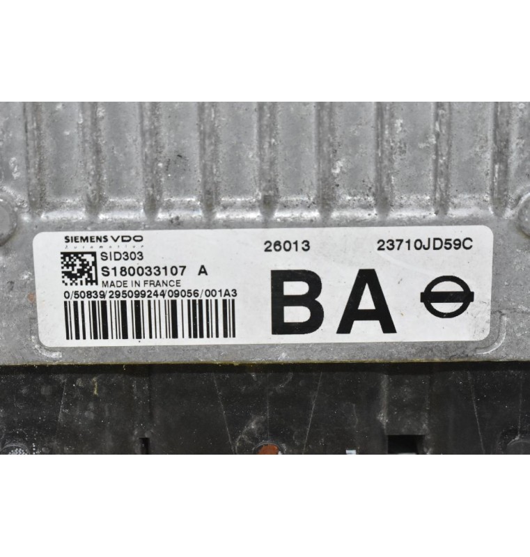 Εγκέφαλος Κινητήρα Nissan Qashqai 2006-2015 SIEMENS SID303 S180033107 A 23710-JD59C