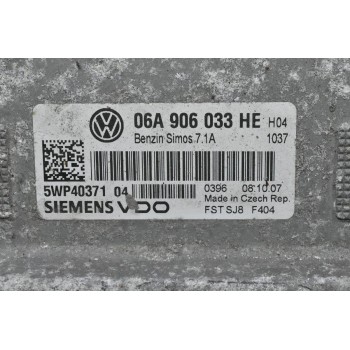 Εγκέφαλος Seat Leon 1.6 2000-2012 06A906033HE 5WP40371 SIEMENS (Audi Skoda Volkswagen)