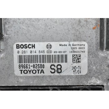 Εγκέφαλος Toyota Corolla - Auris 1.4D D4D 2005-2010 89661-02S80 0281014846 1039S31749