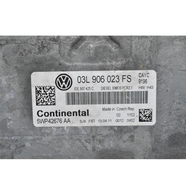 Εγκέφαλος Seat Leon / Altea 1.6 TDI 2005-2015 03L906023FS 5WP42676 AA 03L907425C (Volkswagen / Audi / Skoda)