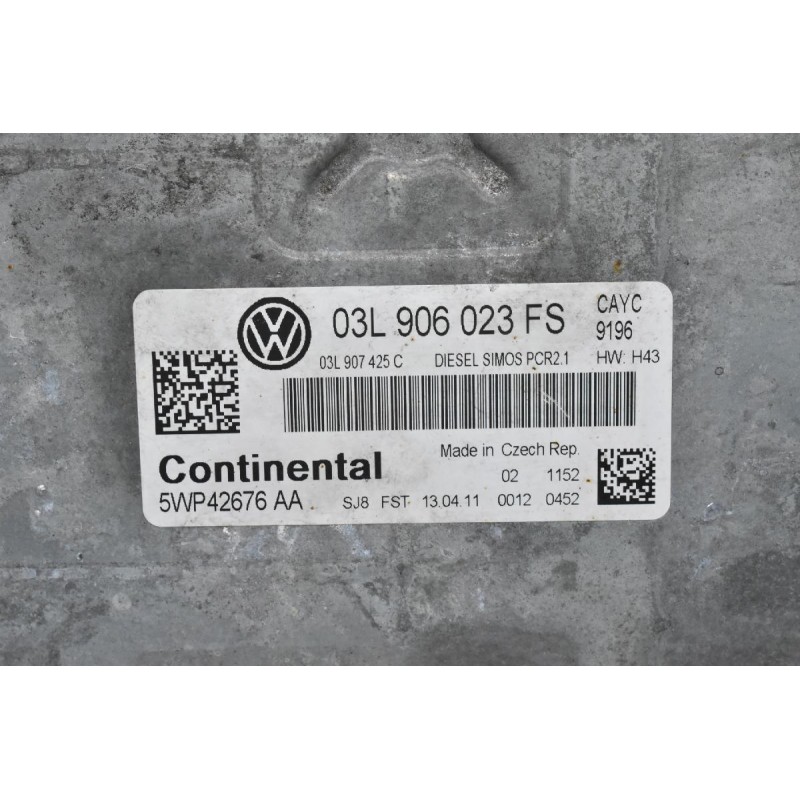 Εγκέφαλος Seat Leon / Altea 1.6 TDI 2005-2015 03L906023FS 5WP42676 AA 03L907425C (Volkswagen / Audi / Skoda)
