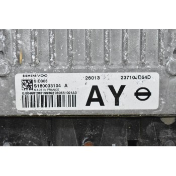 Εγκέφαλος Κινητήρα Nissan Qashqai 2006-2015 SIEMENS SID303 S180033104 A 23710-JD54D