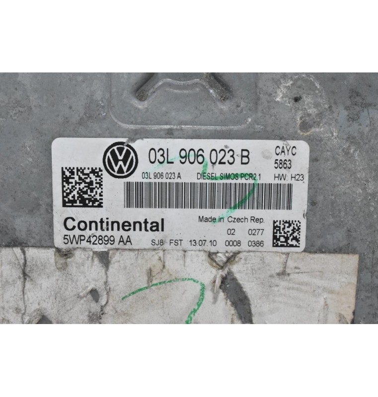 Εγκέφαλος Volkswagen Golf / Touran / Tiguan 1.6 TDI 2005-2015 03L906023B 5WP42899 AA 03L906023A (Seat / Audi / Skoda)