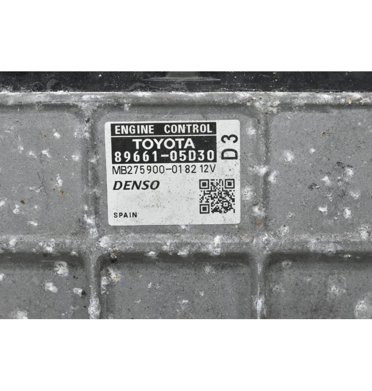 Εγκέφαλος Toyota Avensis 2.0 D4D 2008-2013 89661-05D30 MB275900-0182
