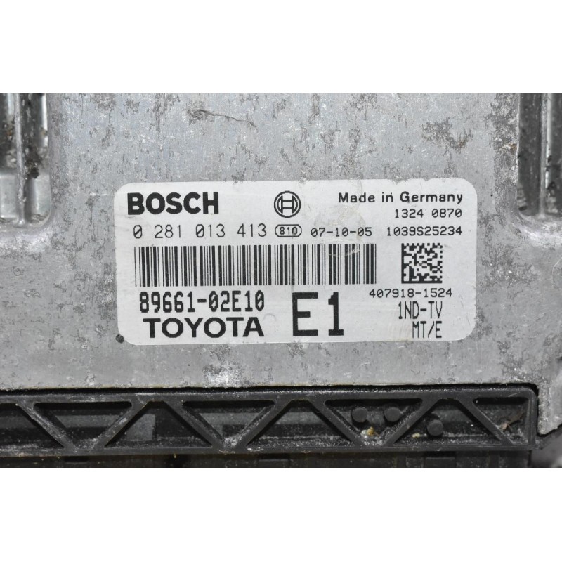 Εγκέφαλος Toyota Corolla - Auris 1.4D D4D 2005-2010 89661-02E10 0281013413