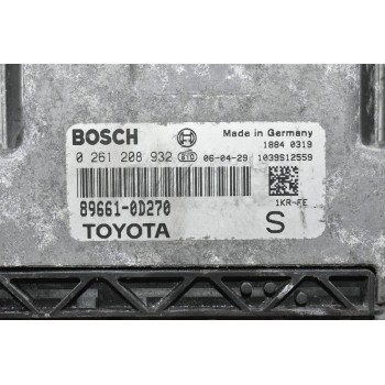 Εγκέφαλος Toyota Yaris 2006-2012 BOSCH 89661-0D270 0261208932