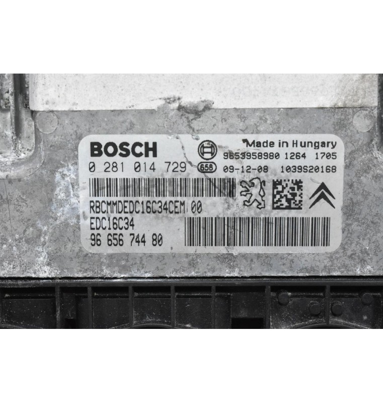 Εγκέφαλος Peugeot 3008 / Citroen C4 Picasso 1.6 HDI 2006-2015 9665674480 9653958980 0281014729