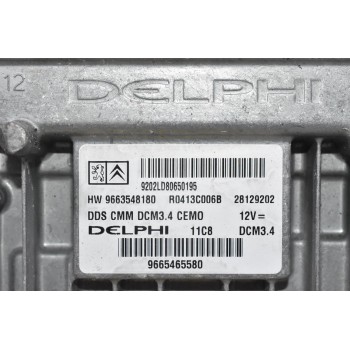 Εγκέφαλος Peugeot 407 2.0 HDI 2004-2012 9663548180 9665465580 R0413C006B 28129202 (Citroen C5 X7)