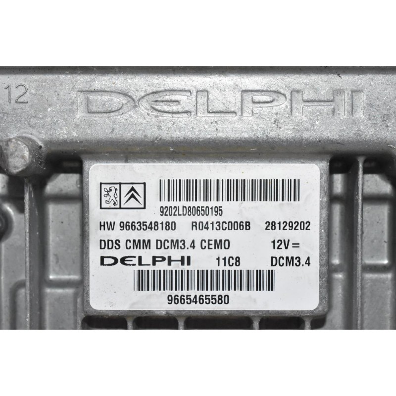 Εγκέφαλος Peugeot 407 2.0 HDI 2004-2012 9663548180 9665465580 R0413C006B 28129202 (Citroen C5 X7)