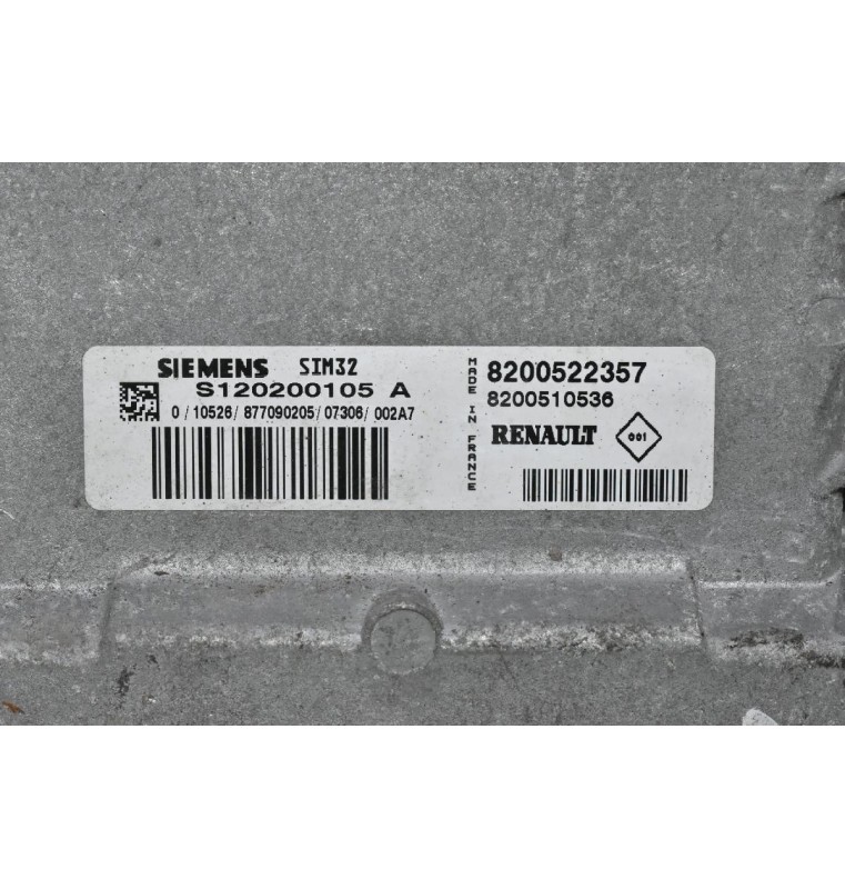 Εγκέφαλος Renault Clio 1.2 2008-2013 8200522357 8200510536 S120200105