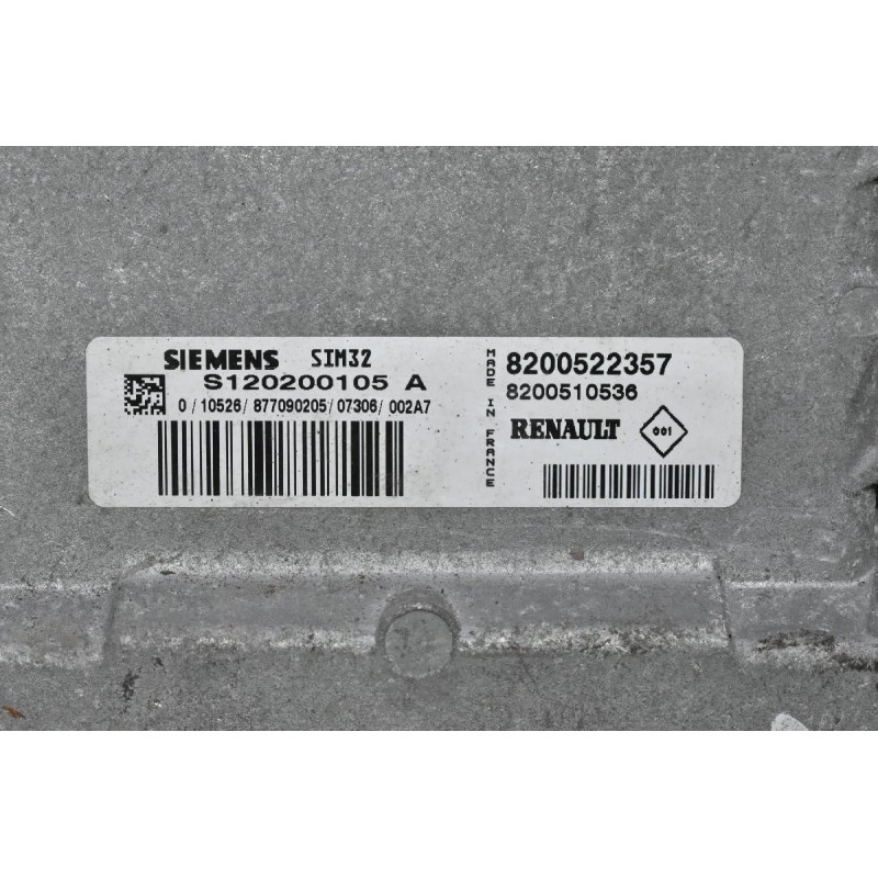 Εγκέφαλος Renault Clio 1.2 2008-2013 8200522357 8200510536 S120200105