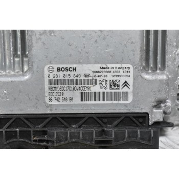 Εγκέφαλος Peugeot 207 / Citroen C3 C2 1.4 HDI 2006-2014 0281015849 9674254080