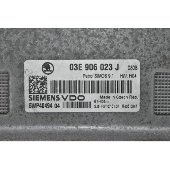 Εγκέφαλος Skoda Roomster 1.2 2006-2015 03E906023J 5WP40494