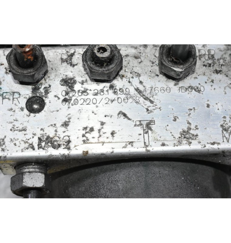 Μονάδα ABS Nissan Qashqai 2008-2015 47660-JD000 0265231899 0265800609