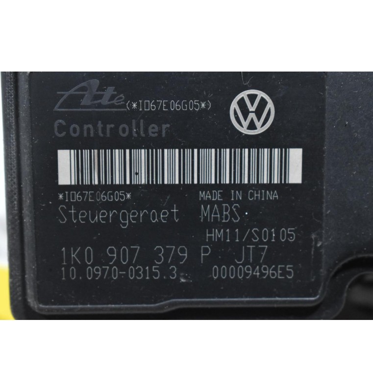 Μονάδα ABS Volkswagen Golf - Jetta - Caddy 2003-2010 1K0907379P 1K0614117H (Seat Toledo - Leon - Altea / Skoda Octavia)