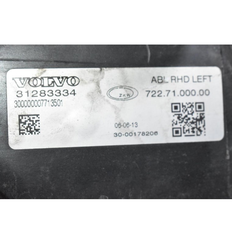 Φανάρι Εμπρός Αριστερό Volvo V40 2012-2020 31283334 (Γνήσιο) (LED) (Με Πλακέτα) (Ραγισμα Στο Πίσω Μερος)